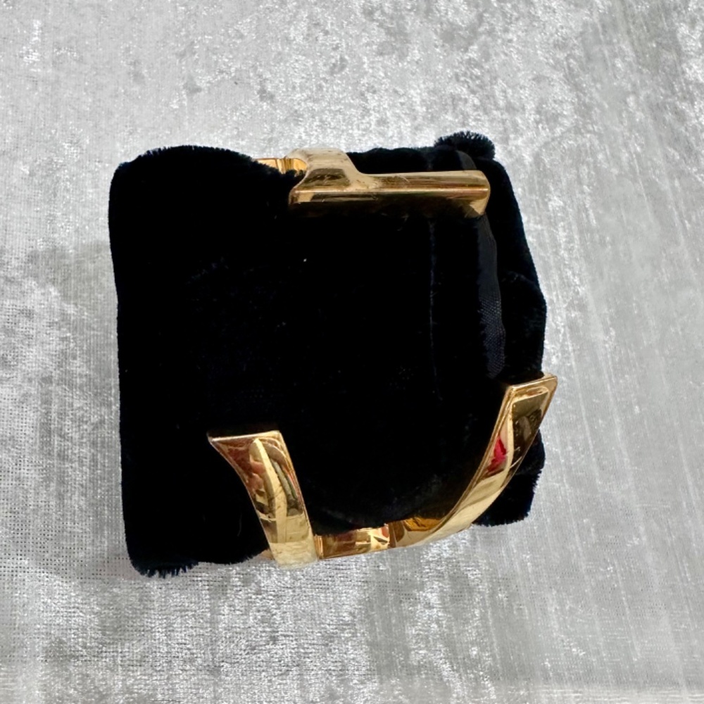 Saint Laurent YSL Monogram Gold Bracelet - Picture 9 of 14